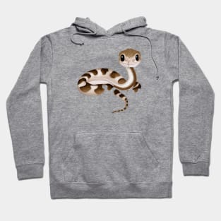 Cute Rattlesnake Drawing Hoodie